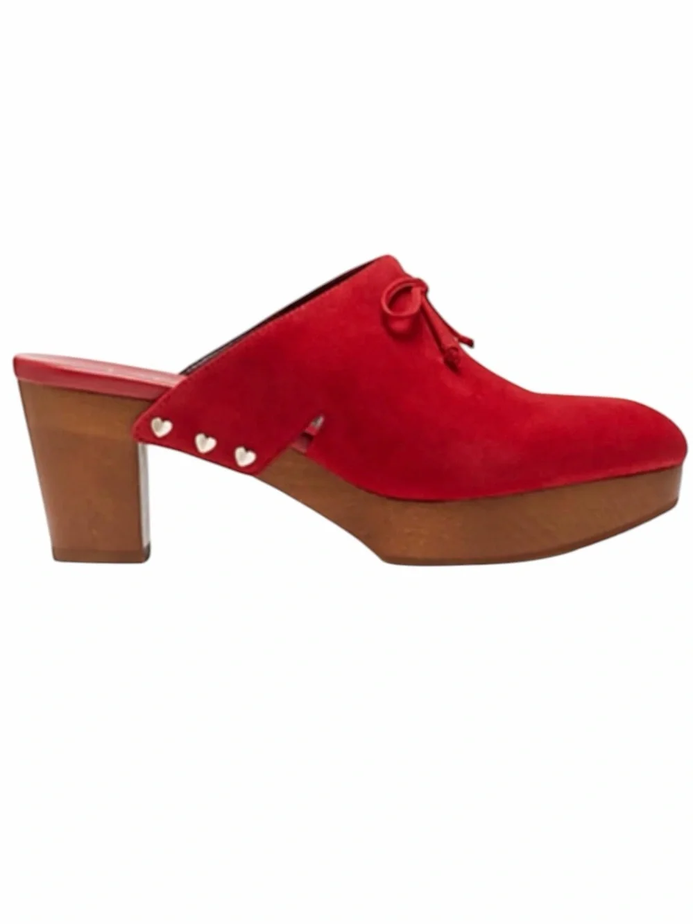 Kate Spade Amsterdam Suede Lava Falls Clogs w/box- 8.5B